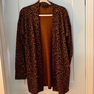 Sanctuary Leopard Pattern Cardigan Coat Small Great Condition Business Casual
